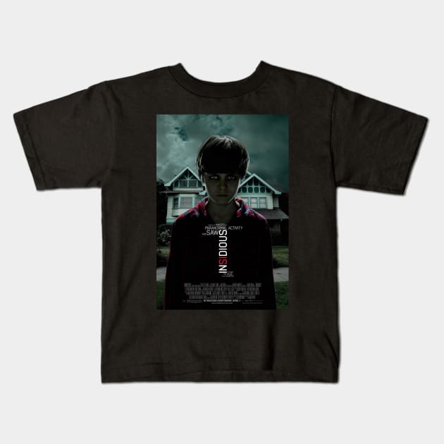 Insidious Movie Poster Kids T-Shirt by petersarkozi82@gmail.com